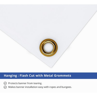 Custom Ultra Premium Vinyl Banners with Metal Grommets (1' x 1ft/SQFT)