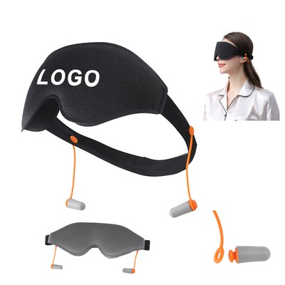 3D Eye Covers with Earplugs