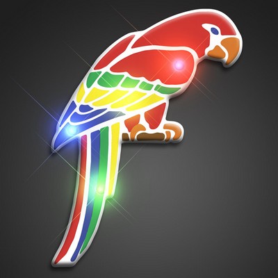 Parrot Body Lights Flashing Pin - BLANK