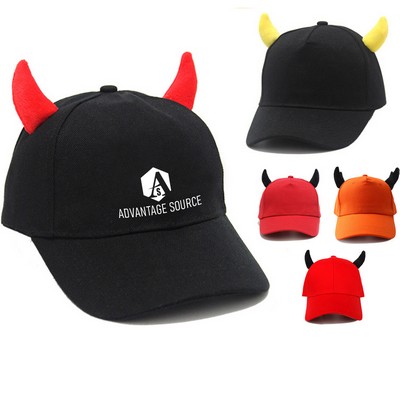 Ox Horn Baseball Caps Adjustable