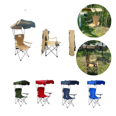 Portable Camp Chair With Canopy