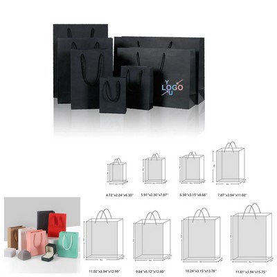 Kraft Paper Gift Tote with Handles