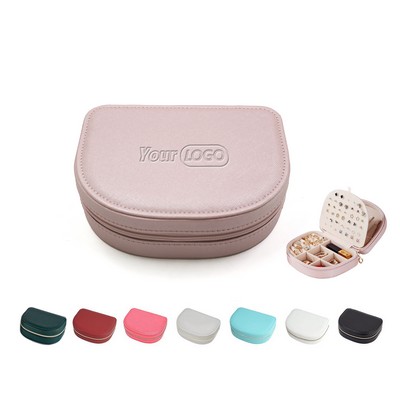 Small Portable Seashell-Shaped Jewelry Case