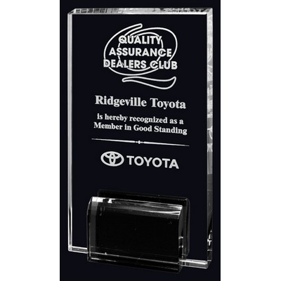 Marquis series optical crystal award (Rectangle) - 3-1/2" x 6-3/8"