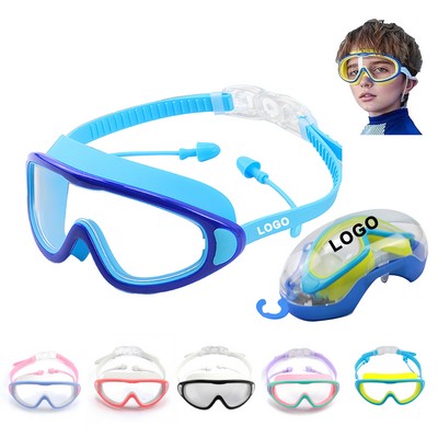 Large Frame Swimming Goggles With Earplug