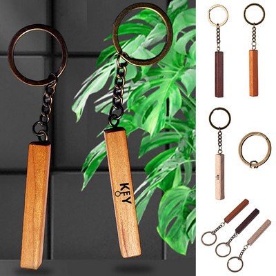 Blank Personalized Wooden KeyChain