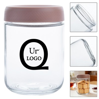 3.3 ×4.6" Soda-Lime Glass Jar W/ Pp Lid