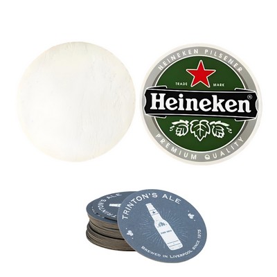 4" Round Paper Coaster