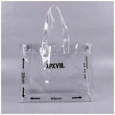 Clear Recycled PVC Tote Bag