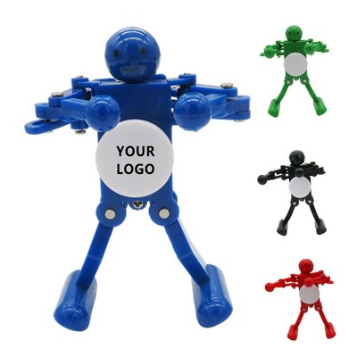 Clockwork Wind Up Dancing Robot Toy