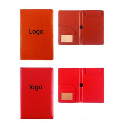 9" PU Leather Business Hotel Receipt Check Folder