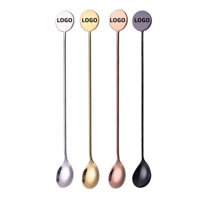 8" Stainless Steel Stirrer Spoon Beverage Mixer