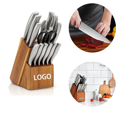 Kitchen Knife Set German Steel Sharpener