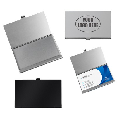 Portable Business Metal Name Card Case
