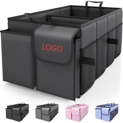 Heavy-Duty Collapsible Trunk Organizer with Reinforced Structure