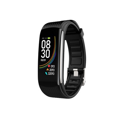 Intelligent Galaxy Chillband Slim Thermo All Day Body Temperature Monitoring Watch - Black