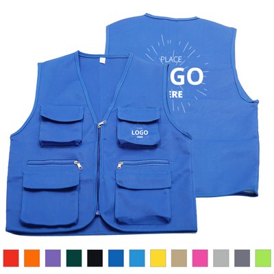 Multi-Pocket Volunteer Vest