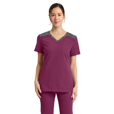 Dickies Medical - Dynamix - Women's 3-Pocket V-Neck Top