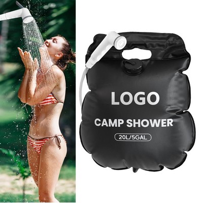5 Gal Outdoor Solar Shower Bag