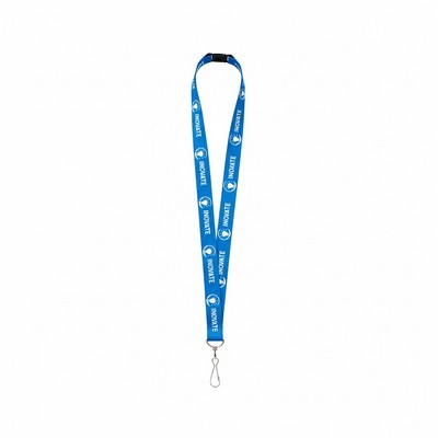 3/4" Custom Full Color Breakaway J-Hook Lanyard