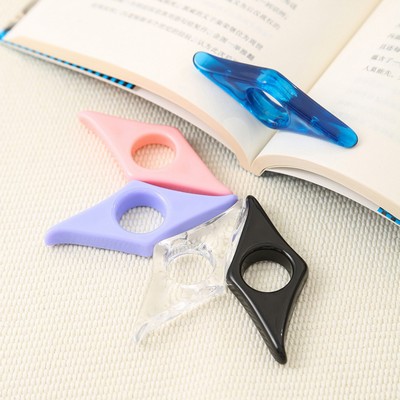 Thumb Page Holder for Reading Energy Pattern Bookmark