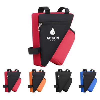 Bike Triangle Frame Bag With Bottle Holder