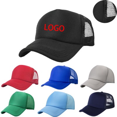 Cotton Sponge Mesh Baseball Cap