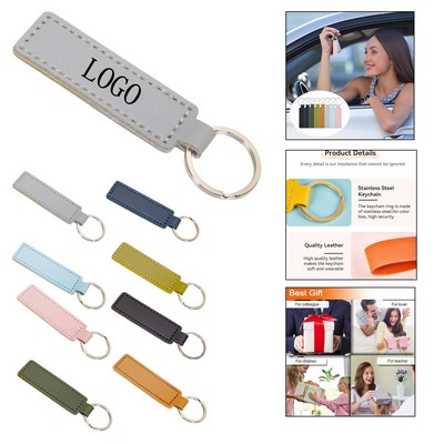 Custom PU Leather Keychain