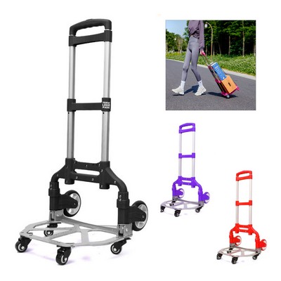 Folding Hand Truck Dolly with 6 Wheels