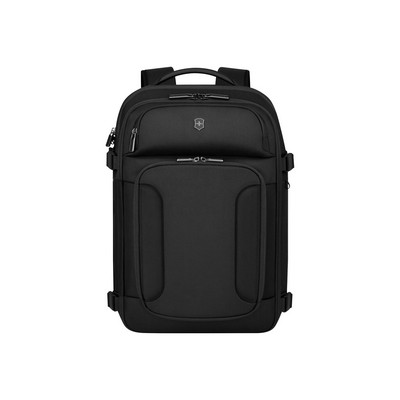 Werks Traveler 7.0, Boarding Bag, Backpack with 15.6'' Laptop and 11'' Tablet Compartment, Black