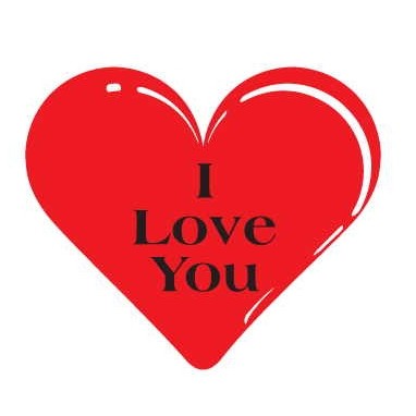 Heart Magnet w/ Full Magnetic Back (3 Square Inch)