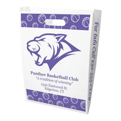 One Color 1-Sided Merchant Paper Bags (12" x 15" x 2.5")