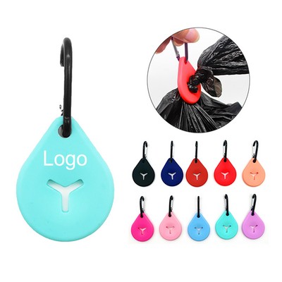 Pet Waste Bag Carrier Silicone Clip Buckle