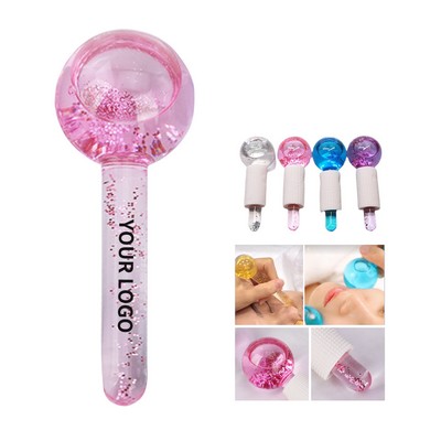 Borosilicate Cooling Face Massage Globe Set 5.3"