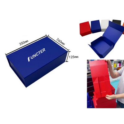 Folding Gift Box/One-piece Gift Box/Magnetic Clamshell Packing Box 13.8'' X 10.24''