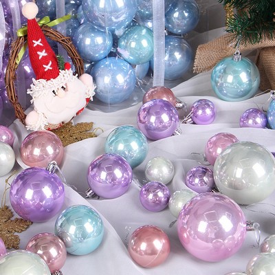 Pearl Christmas Balls Holiday Tree Hanging Ornaments 37 pcs