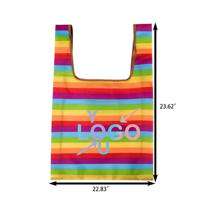 Colorful Eco-Friendly Foldable Shopping Tote