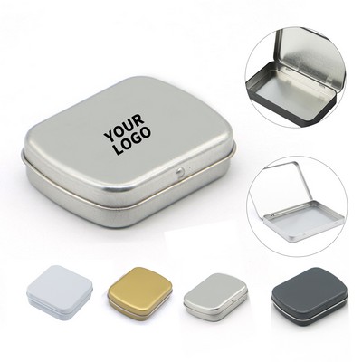 Mini Flip Top Tinplate Box Full Color Branding