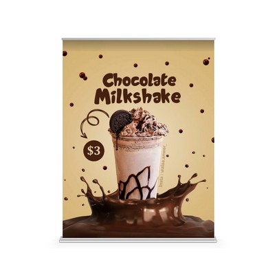 60"x 80" Wide Deluxe Retractable Banner Kit/Product Bundle