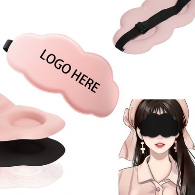 3D Cloud Sleep Mask For Side Sleepers Light Blocking Eye Mask With Earplugs For Travel