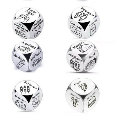 Stainless Steel Decision Dice