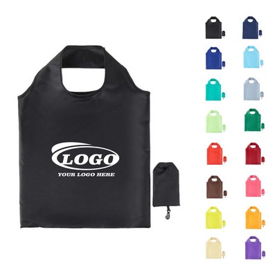 Foldaway Shopping Tote Bag - 210D Polyester