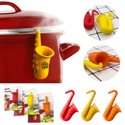 Kitchen Silicone Pot Anti-Overflow Device & Trumpet Design