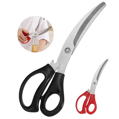 Stainless Steel Kitchen Scissors w/ Bottle Opener