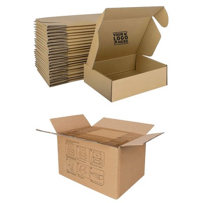7x5x2" Crush Resistant Corrugated Shipping Cardboard Box for Packing Literature Mailer