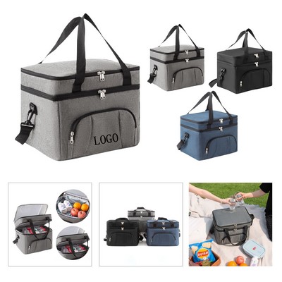 Large Capacity Insulated Lunch Bag