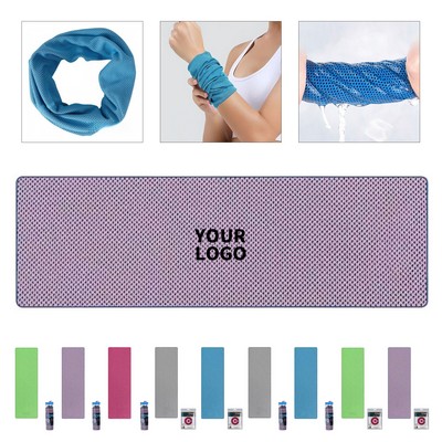Polyester Cooling Ice Towel 31.5" Length