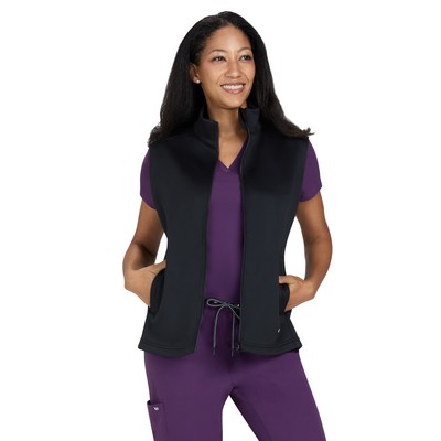 koi - Essentials - Women's Three-Pocket Water Resistant Fleece Alia Vest