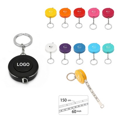 Portable 60-inch One-Button Retractable Measuring Tape