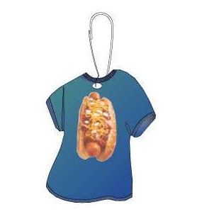 Chili Cheese Dog T-Shirt Zipper Pull